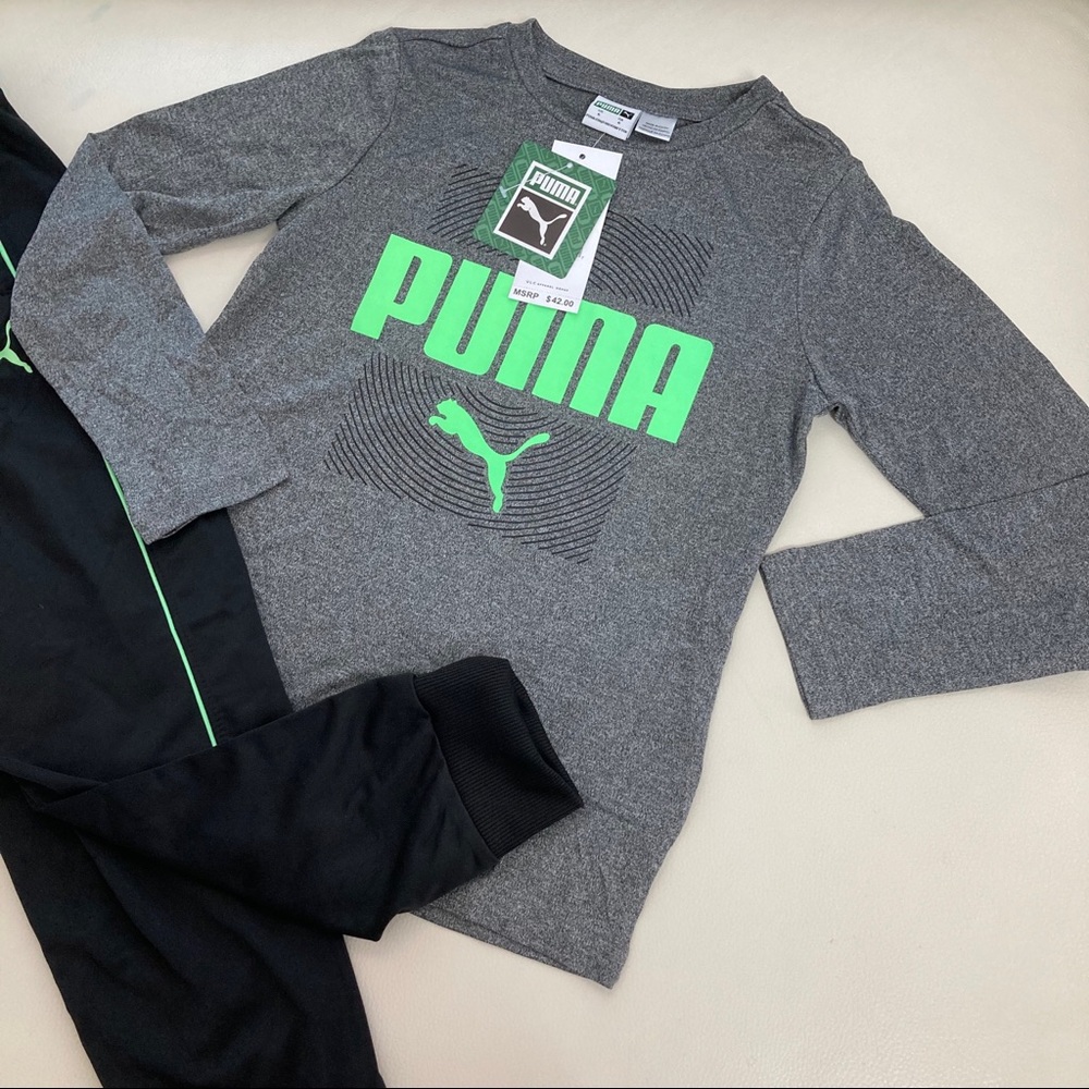 Puma active long sleeve pants set 2278 - Picture 2 of 5